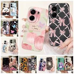 Funda Silicona Xiaomi Redmi 13C – Diseño Flor Antigolpes