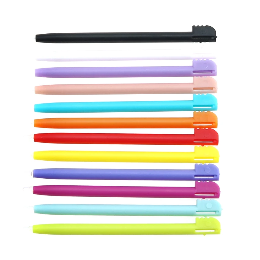YuXi 2 piezas de repuesto de lápiz de pantalla táctil de plástico de varios colores para DS Lite DSL juego Video lápiz óptico para consola NDSL - imagen 2