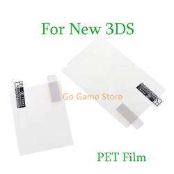 200 juegos de película PET para el nuevo Protector de pantalla inferior superior 3DS película protectora suave antiarañazos transparente HD