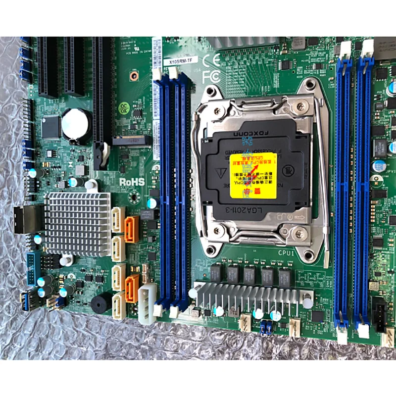 Para placa base de servidor Supermicro LGA2011 C612 soporte Gigabit Dual E5-2600/1600 v4/v3 puertos LAN duales 10GBase-T X10SRM-TF - imagen 5