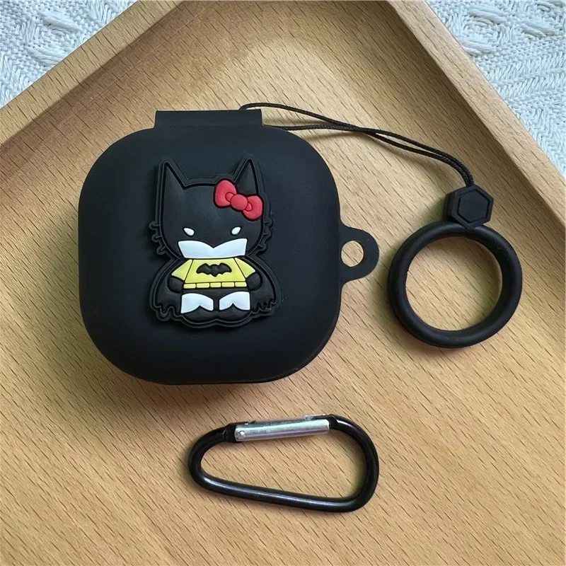 Funda de auriculares de dibujos animados de Marvel Batman para Samsung Galaxy Buds FE Buds Pro Buds 2 Buds2 Buds Live, funda protectora de silicona - imagen 4
