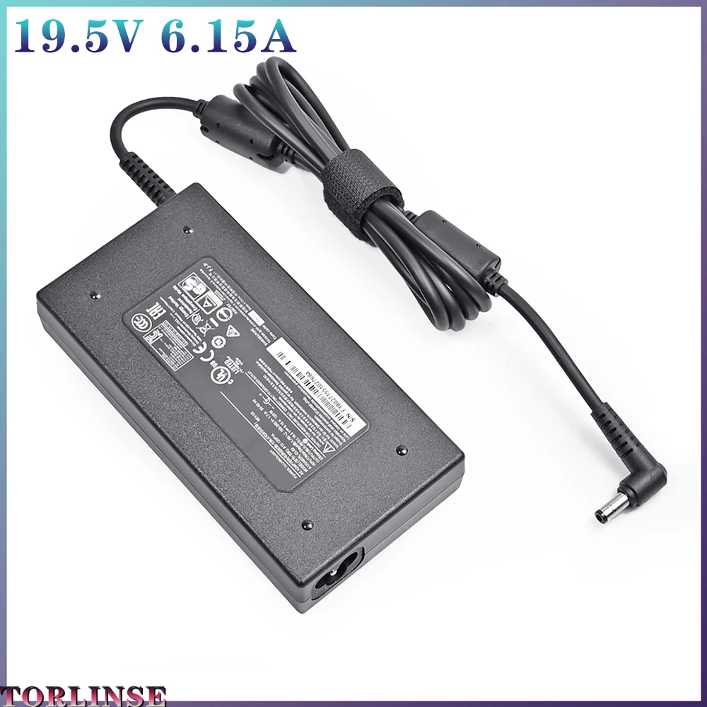 Adaptador de CA para ordenador portátil, 19,5 V, 6,15a, 120W, 5,5x2,5mm, para Lenovo Y460 Y570 Y580 Y400 Y430p Y410P Y500 Y510P Y570 Y530 Y580 Y730