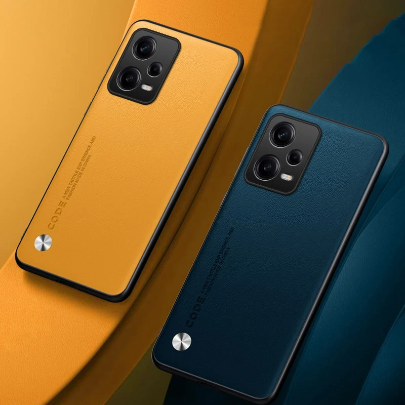 Funda de cuero PU de lujo para Xiaomi Poco X5, funda trasera de silicona mate a prueba de golpes, funda de teléfono de protección completa para Poco X5 5G PocoX5 - imagen 2