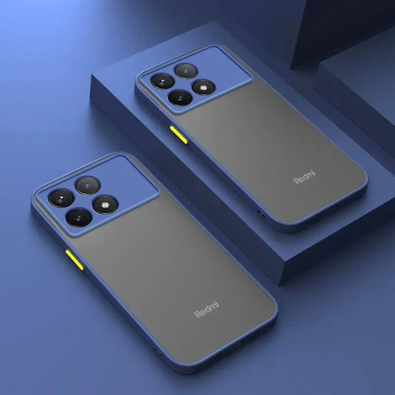 Nueva funda protectora de PC dura translúcida mate de lujo para Xiaomi Redmi Note 13 Pro Note13 Poco X6 Pro 5G Fundas - imagen 5