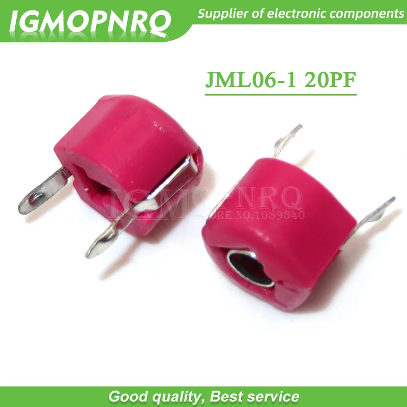 20 piezas 20P 20PF 6mm JML06-1 DIP condensador ajustable recortador