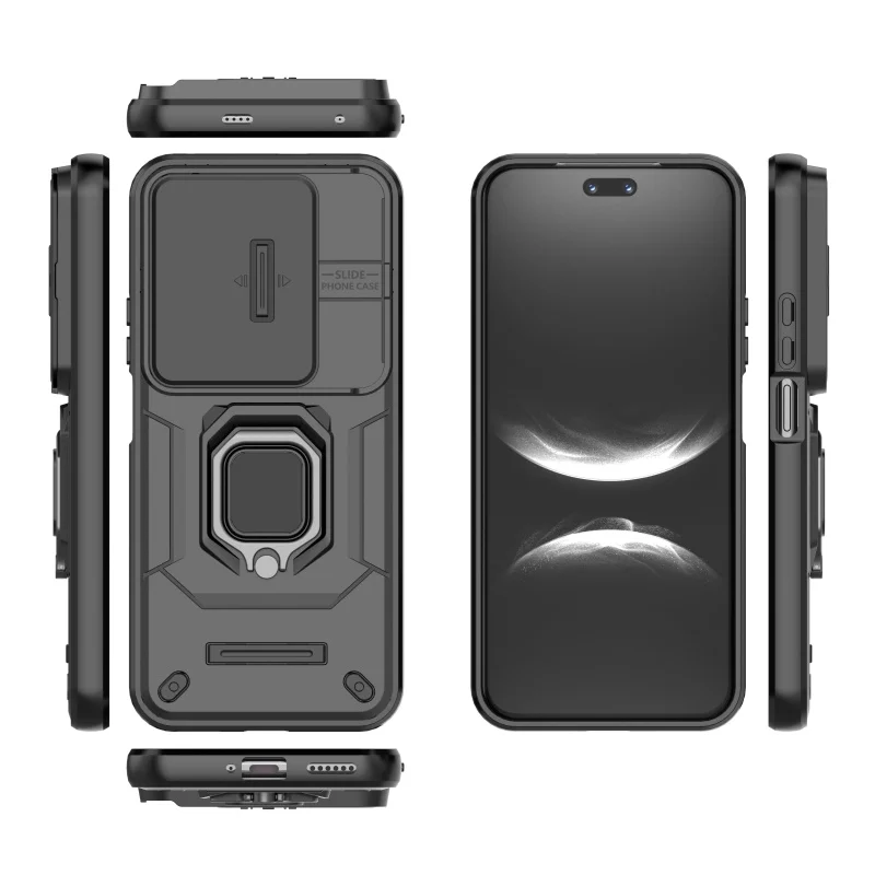 Para Huawei Nova 14 Ultra funda Huawei Nova 14 Ultra Capa lente a prueba de golpes soporte de anillo protector Fundas Huawei Nova 14 Ultra - imagen 4
