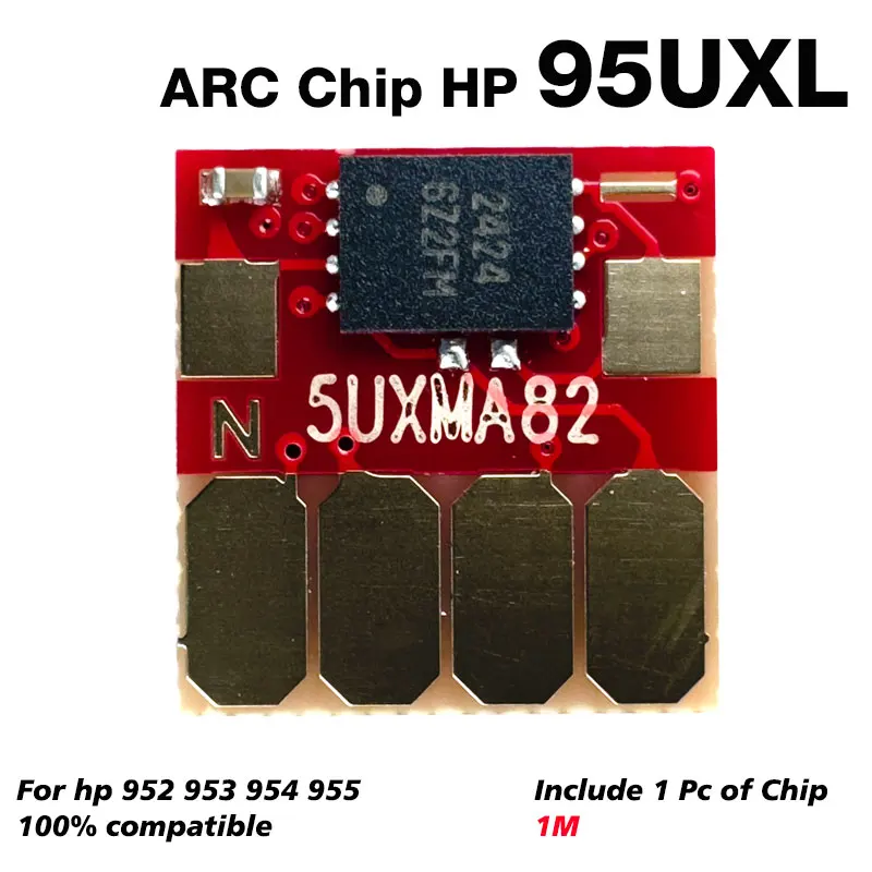 Cartucho 95U ARC Chip 952 953 954 955XL para HP OfficeJet Pro 7740 8710 8715 8720 8730 8210 Compatible con recarga de impresora CISS - imagen 5