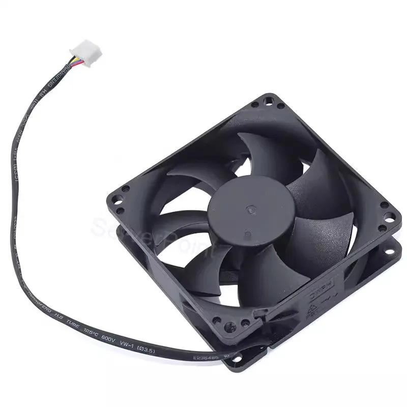 EFC-08E12W-ventilador de refrigeración, dispositivo de medición de velocidad controlada por temperatura, PWM, 4 cables, 12V, 0.70A, 8cm, 8025, original, nuevo - imagen 3