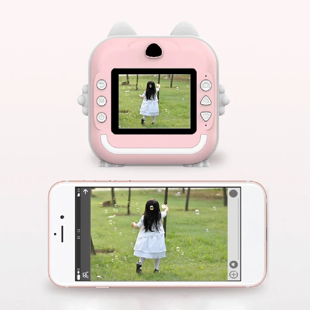 Cámara fotográfica Digital para niños con impresora térmica, cámara para niños, impresión instantánea, grabación de vídeo, tomar fotografías, regalo de cumpleaños para niña y niño - imagen 5