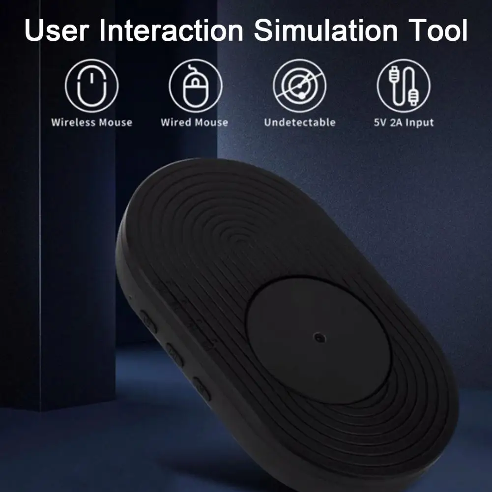 Dispositivo de movimiento automático del ratón con 4 modos de sincronización para ordenador portátil, movimiento del ratón indetectable con 4 temporizadores para simulación - imagen 3