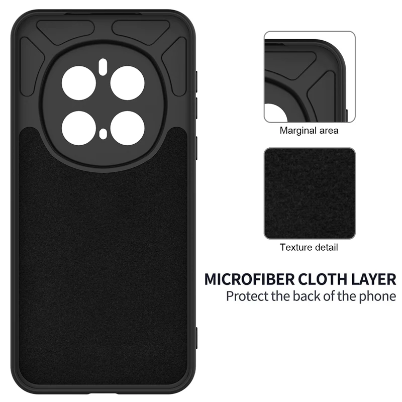 Para Honor Magic 7 Pro, 7 funda ELVEV, bonita funda protectora de silicona líquida de buena calidad para teléfono con capa de terciopelo en el interior - imagen 5