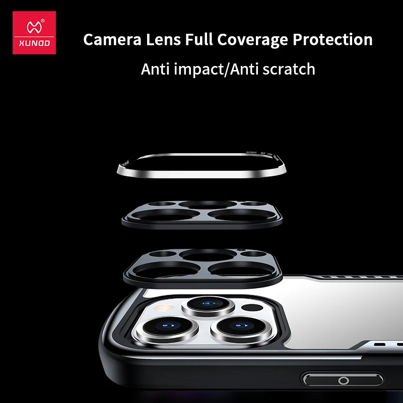 Para iPhone 15 Pro 15 Pro Max Funda de refrigeración Xundd Airbags a prueba de golpes PC dura + TPU protección contra disipación de calor Funda - imagen 4