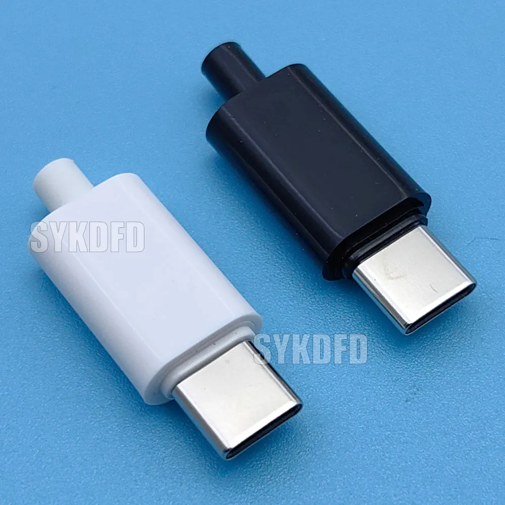 5-10 Uds USB 3,1 24 pines tipo C macho 5 juntas de soldadura para teléfono móvil carga rápida 3A C a C almohadilla de soldadura reparación enchufe de datos DIY - imagen 4