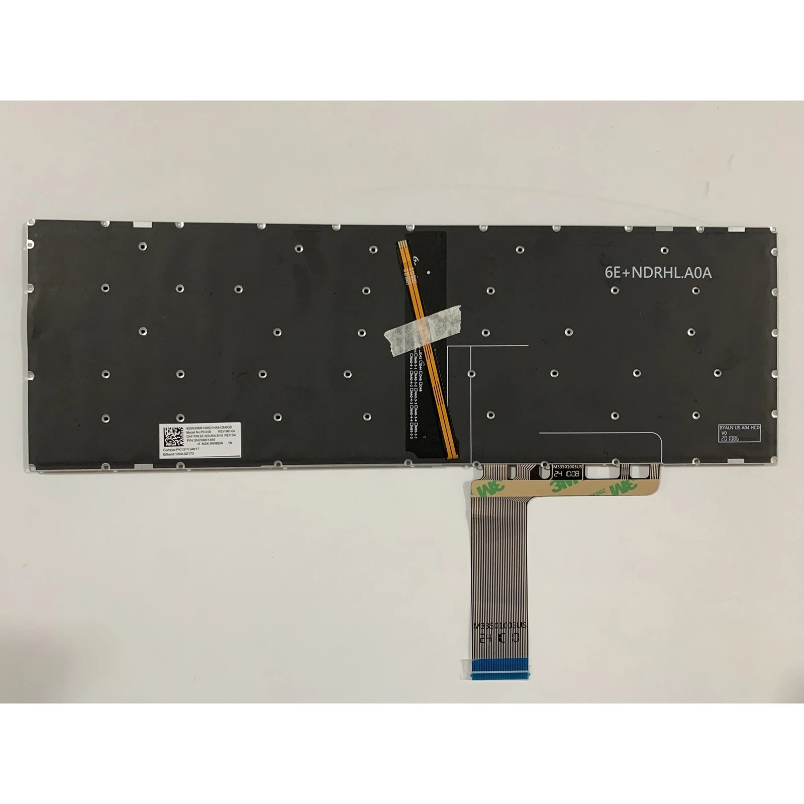 Teclado de ordenador portátil con diseño estadounidense para Lenovo IdeaPad 330-15IKB 330-15 330-15IGM 330-15ICH 330-15ARR - imagen 4