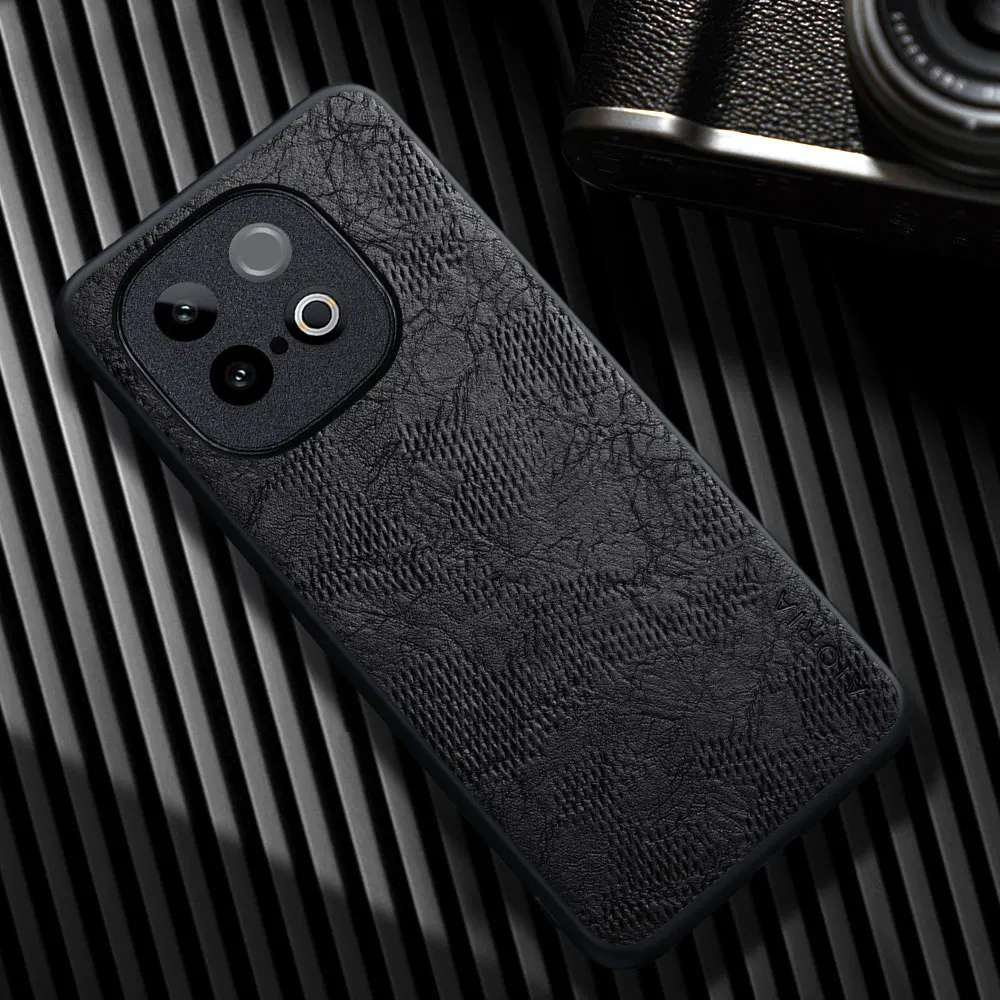 Funda de cuero para teléfono móvil Vivo iQOO Neo 10 Wind Cortex Pattern - imagen 4