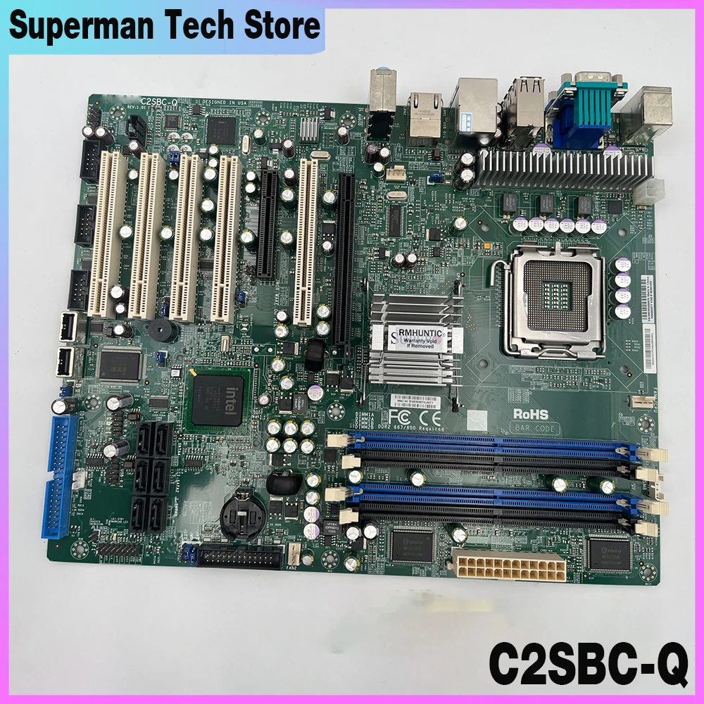 Placa base de servidor C2SBC-Q para Supermicro LGA775 5 * PCI