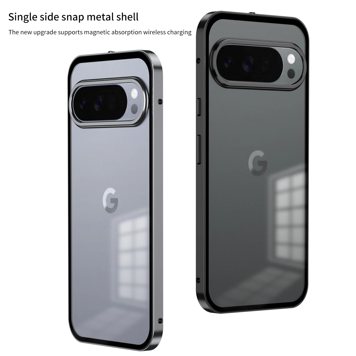 Funda de Metal de lujo para Google Pixel 10 Pro XL, cubierta trasera 2 en 1 acrílica mate para Pixel 10 Pro XL, Funda de parachoques a prueba de golpes - imagen 4