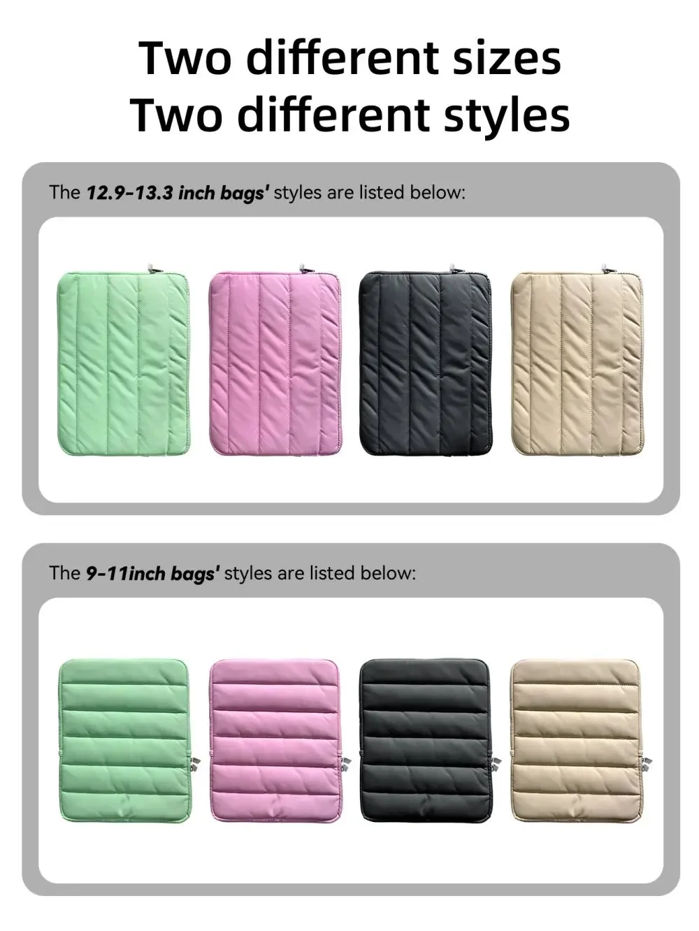 Bolsa hinchada para ordenador portátil de 9 a 13 pulgadas, funda impermeable para Macbook 14,2 Air Pro, tableta, bolso de mano para viaje - imagen 4