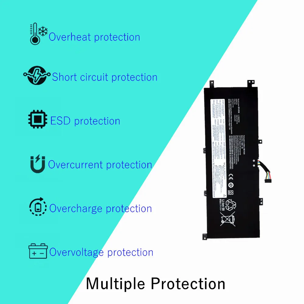 Batería de ordenador portátil L18M4P90 para Lenovo ThinkPad L13 Yoga (2019) Gen 2 (2020) serie L18C4P90 L18D4P90 15,36 V 46WH - imagen 5