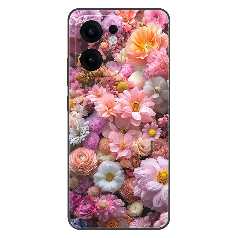 Para Oppo Reno13 F 5G funda trasera de silicona mate suave de mármol para Oppo Reno 13 FS 13FS F S 4G 5G carcasa de teléfono de cobertura completa - imagen 3