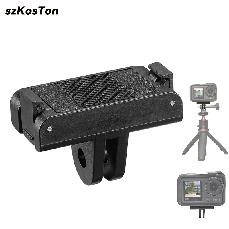 Soporte de adaptador magnético para DJI Osmo Action 5 Pro 4 3 adaptador de liberación rápida con accesorios de adaptador de conexión trípode acoplable - imagen 2