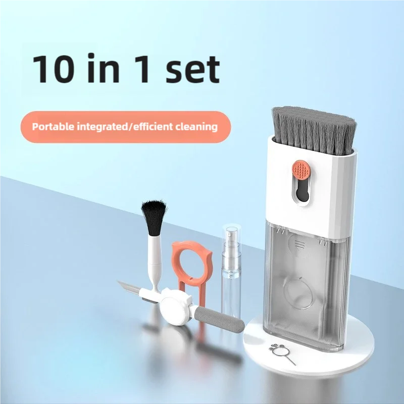 Kit de limpieza multifuncional mejorado para auriculares, bolígrafo de limpieza para auriculares, limpieza de teclado, limpieza de computadora - imagen 3