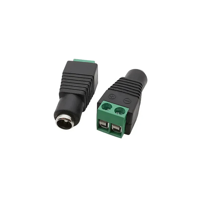 5 pares 5,5x2,1mm 5,5x2,5mm DC macho hembra conector de clavija de alimentación adaptador de enchufe para tira LED cámara CCTV - imagen 5