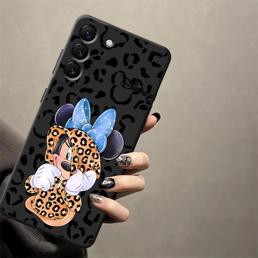 Funda para Honor Magic5Lite X9a 8X X6 X7 X8 90 70 200 400 Lite X5b funda de teléfono suave negra Minnie de Disney - imagen 4