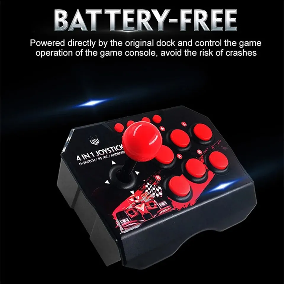 Mando Arcade 4 en 1 Turbo para PS3, PC y Android - imagen 3