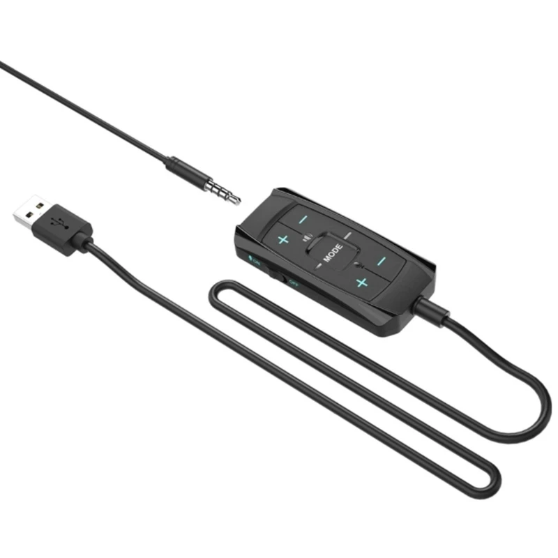 Tarjeta de sonido USB externa, adaptador de Audio 3D de 7,1 canales, auriculares para juegos de 3,5mm, repuesto de auriculares para PC, escritorio y portátil - imagen 2