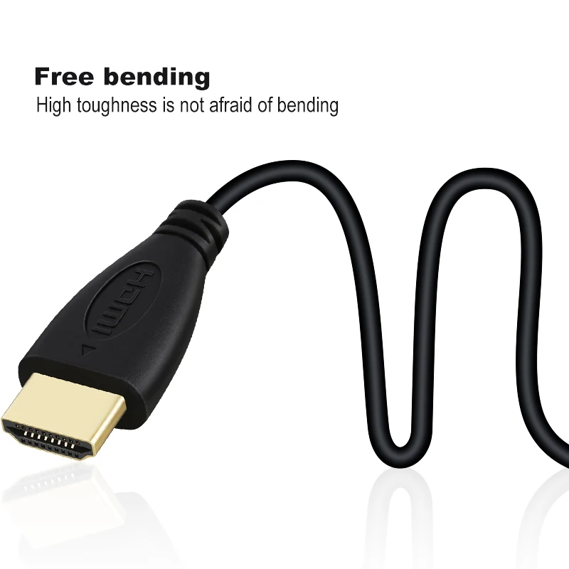 Cable HDMI Shuliancable, enchufe chapado en oro de alta velocidad, Cable macho-macho de 1m, 1,5m, 2m, 3m, 5m, 7,5m, 10m, 15m para HD TV, XBOX, PS3, ordenador - imagen 5