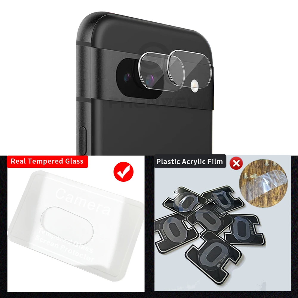 Phenvel Protector de vidrio para Google Pixel 8A Protector de pantalla de cubierta completa para Pixel 8a película de vidrio templado - imagen 4