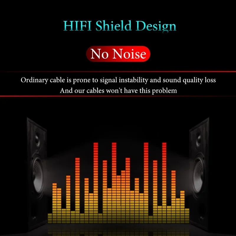 Conector de Cable de guitarra de 6,35mm, 1/4 pulgadas, macho a macho, Cable desequilibrado para amplificador de guitarra, teclado, altavoz, Cable de Audio de 6,5mm - imagen 5