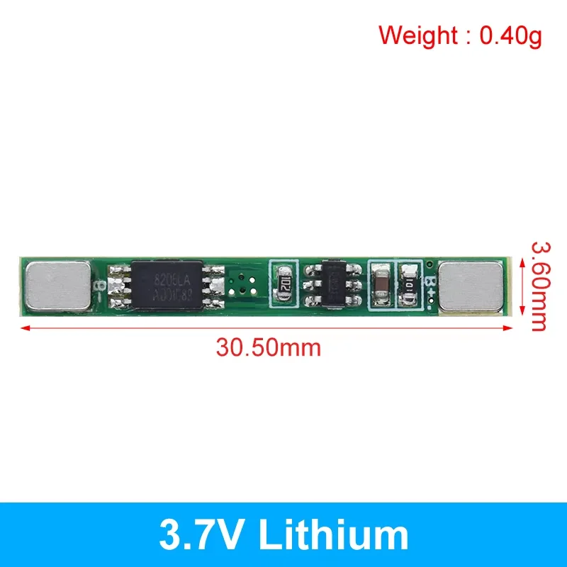 1 uds/5 uds/10 uds/lote 1S 3,7 V 3A li-ion BMS PCM Placa de protección de batería pcm para batería de iones de litio 18650 - imagen 2