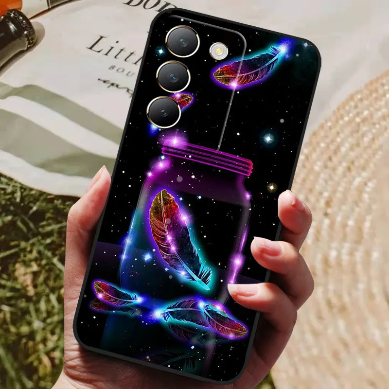 Funda de silicona suave de TPU Para Vivo V40 SE 5G, carcasa protectora, parachoques Para Vivo V40SE - imagen 2