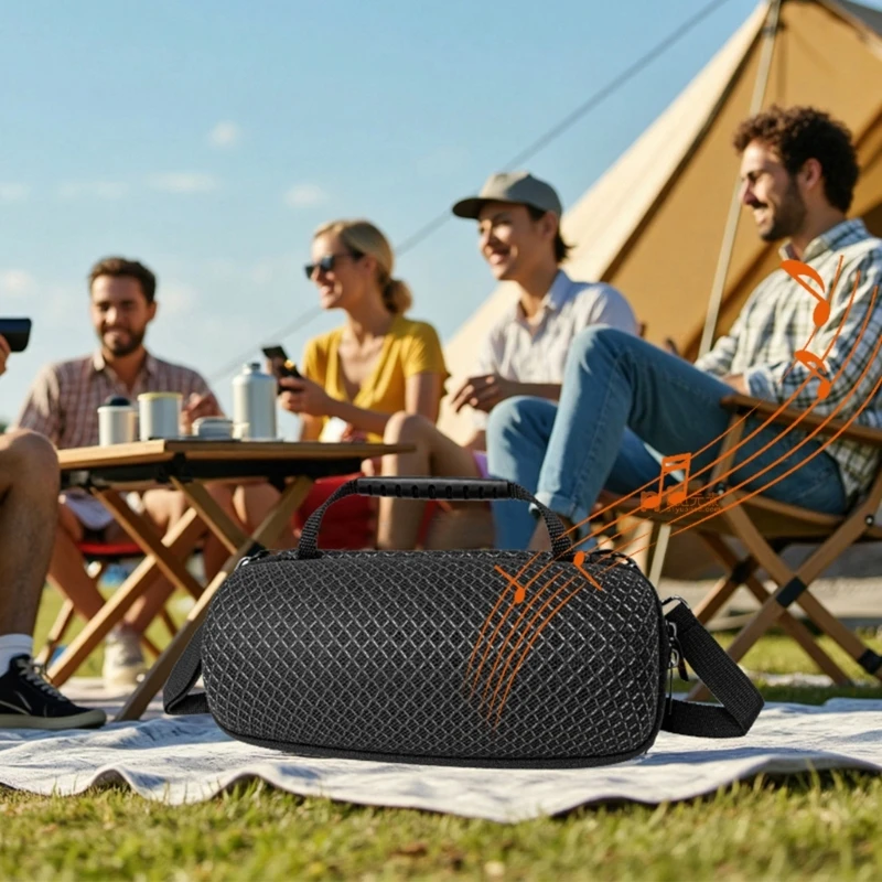 Estuche de almacenamiento de altavoz EVA para JBL Charge6, bolsa para altavoz, soporte con carcasa de diseño resistente a golpes y al desgaste - imagen 2