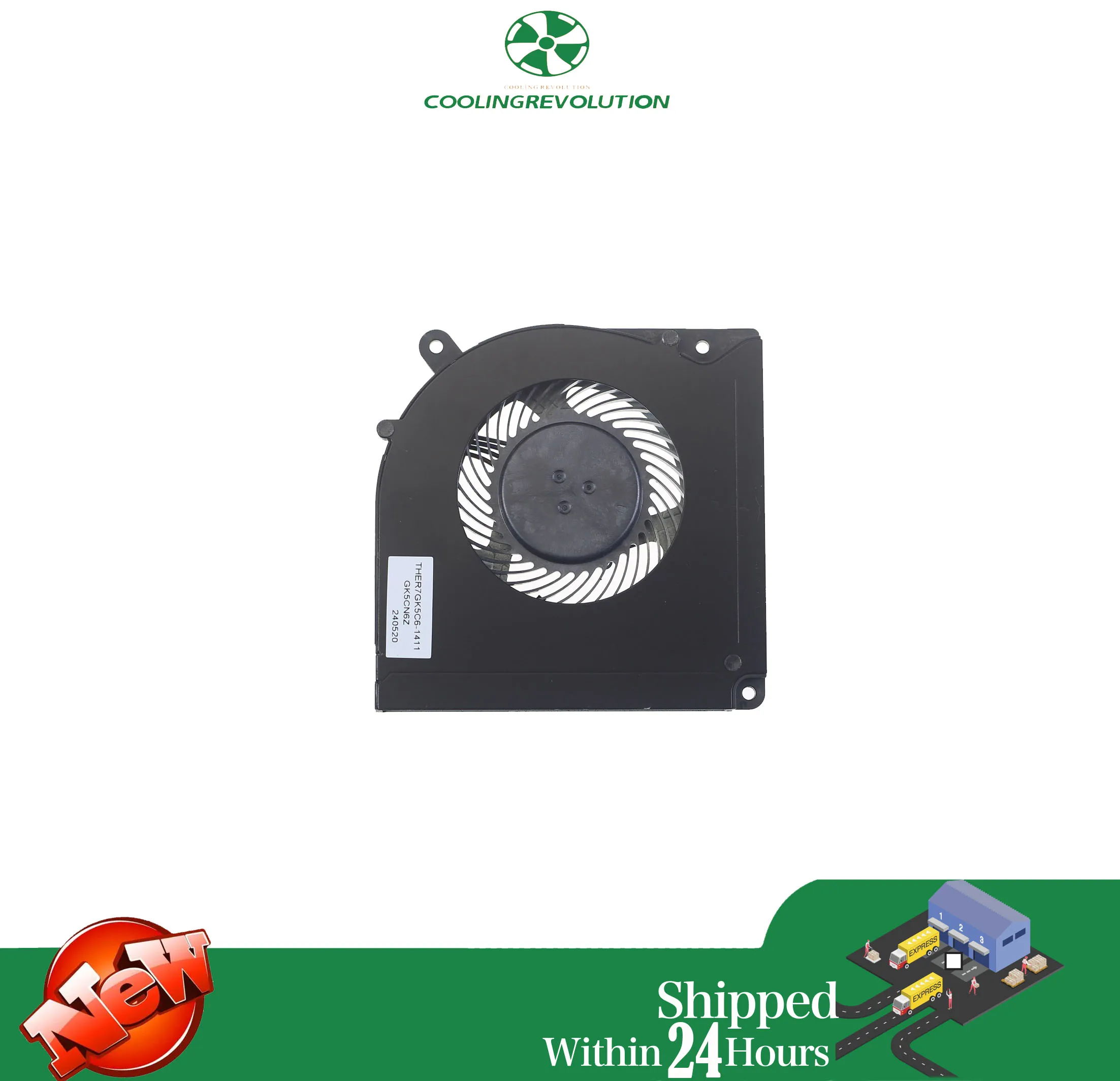 Ventilador de refrigeración de CPU para computadora portátil EG50060S1-C380-S9A DC5V 2.25W 4 pines - imagen 2