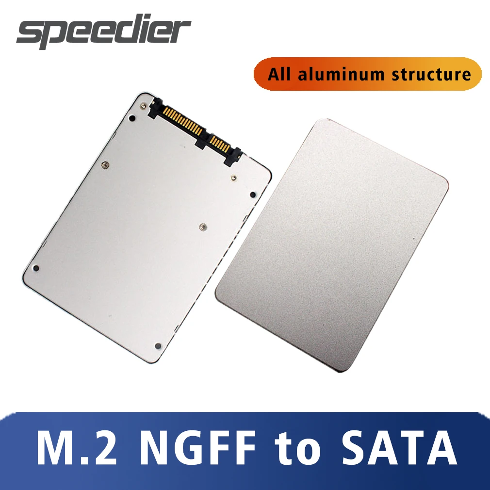 M.2 B Key NGFF a SATA, caja de unidad de estado sólido SSD de 2,5 pulgadas, Notebook, portátil, HDD, tarjeta adaptadora de expansión con tornillos de caja