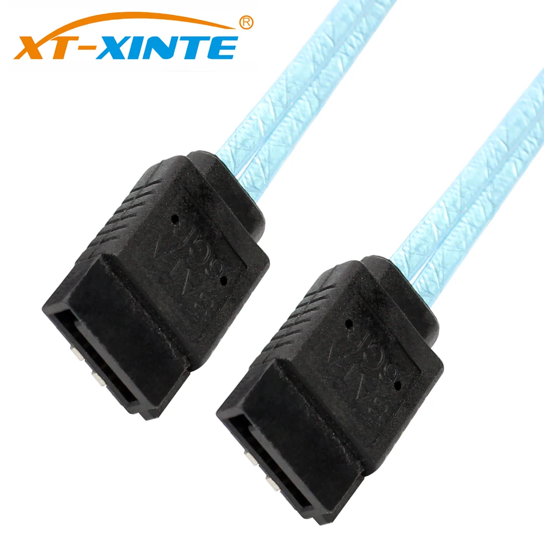 Cable de datos serie SATA 3,0 III de 7 pines, 60CM, 6 Gb/S, SATA3, SSD, Cable recto Flexible, línea de Cable de disco duro HDD - imagen 5