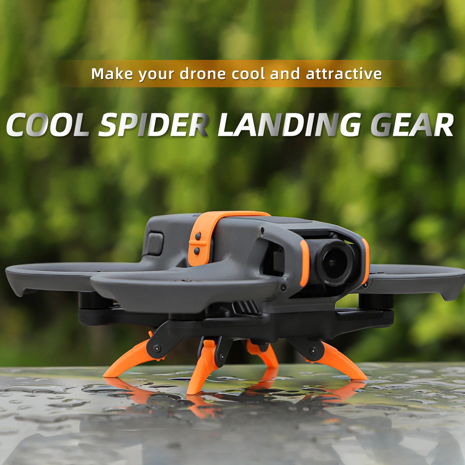 Protector de lente de cámara para DJI Avata 2, cardán de aleación, parachoques, equipo de aterrizaje, accesorios para Dron - imagen 5