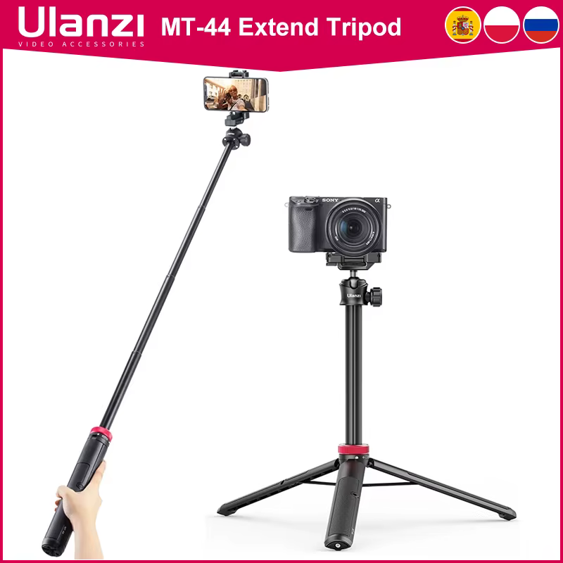 ULANZI MT-44 Trípode Smartphone con Zapata Fría para Vlog