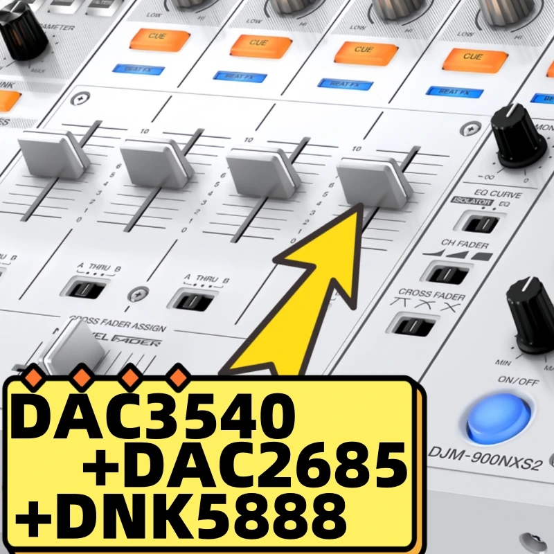 Pioneer Original Silver Fader Cap DAC2935 DAC2685 DNK5888 New Spot Available - imagen 3