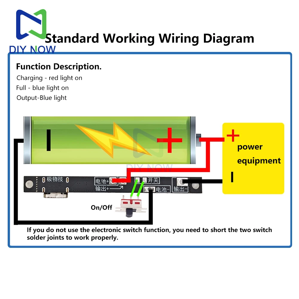 Módulo de protección de carga DC 3,7 V 4,2 V módulo de potencia 1.2A protección de carga y descarga integrada con interruptor electrónico - imagen 3