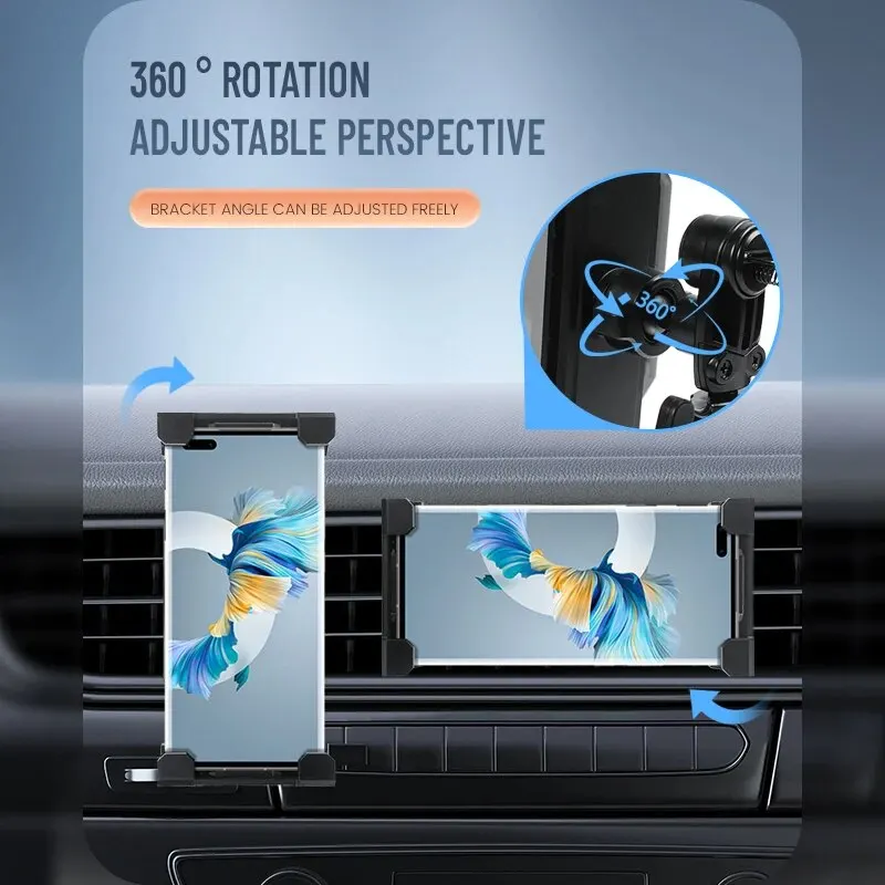 Soporte Universal para tableta de 4 a 13 pulgadas, soporte giratorio de 360 ° para ventilación de coche, Ipad Pro Air 11, Xiaomi, Samsung, Huawei, Tab Phone Gp - imagen 5