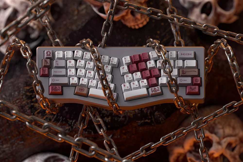 Thumbkey x Domikey deicida Keycap Cherry Profile Dye Subbed Keycap Set thick PBT para teclado BM60 CSTC75 BM65 BM68 XD60 wooding - imagen 5