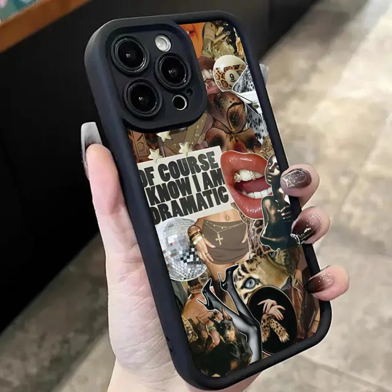 Funda de teléfono con diseño de diente dorado para Xiaomi Poco F7, funda de silicona TPU suave a prueba de golpes para Poco F6 F5 X7 X6 X5 X3 M6 Pro