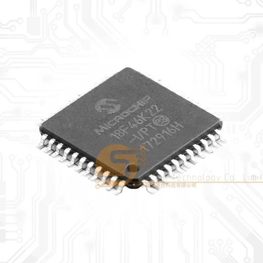 10 Uds Original PIC18F46K22-I/PT PIC18F46K22 QFP44 microcontrolador IC Chip