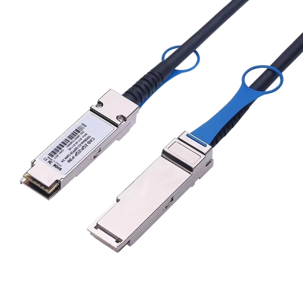 Cable óptico 100G QSFP28 DAC 1/2/3/5M; Cable de cobre pasivo de conexión directa Compatible con Mellanox, MikrotiK - imagen 3