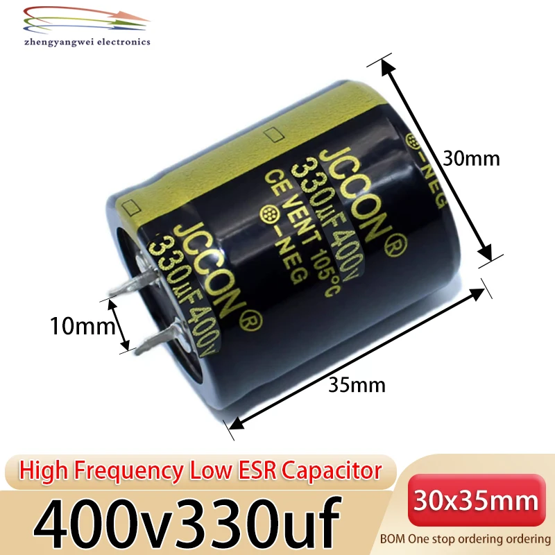 1 Uds 35v10000uf 450v220uf 30x30 1000uf200v 330uf400v 30X35 condensador de baja resistencia de alta frecuencia - imagen 5