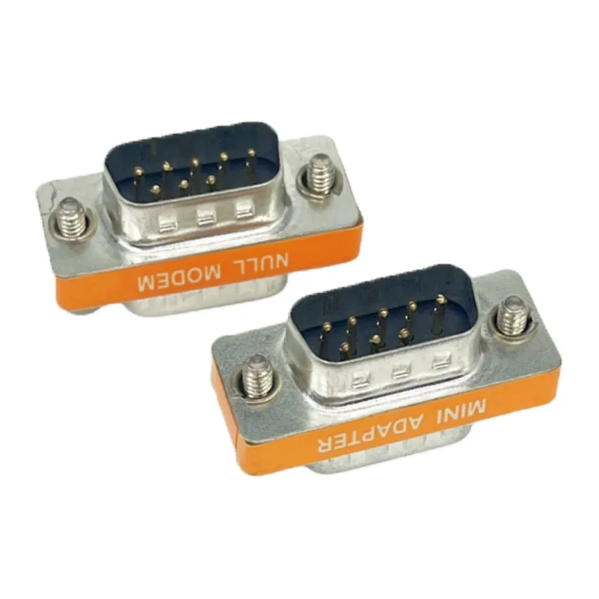 Mini módem Null DB9 de alta calidad, adaptador de enchufe macho y hembra, cambiador de género cruzado, nuevo - imagen 4